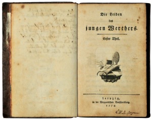 The translation of this original publication of Goethe's masterpiece may have inspired many of the published suicide notes of the late eighteenth century.